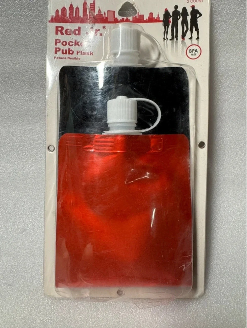 Red Jr. Pocket Pub, 4x6 Inches, 8 Ounces